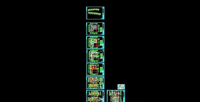 实用坡屋顶小洋楼别墅设计图16x1...