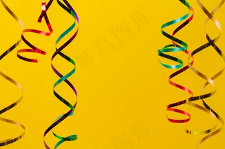 黄色背景矢量图