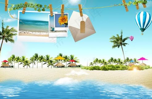 夏季海报图片