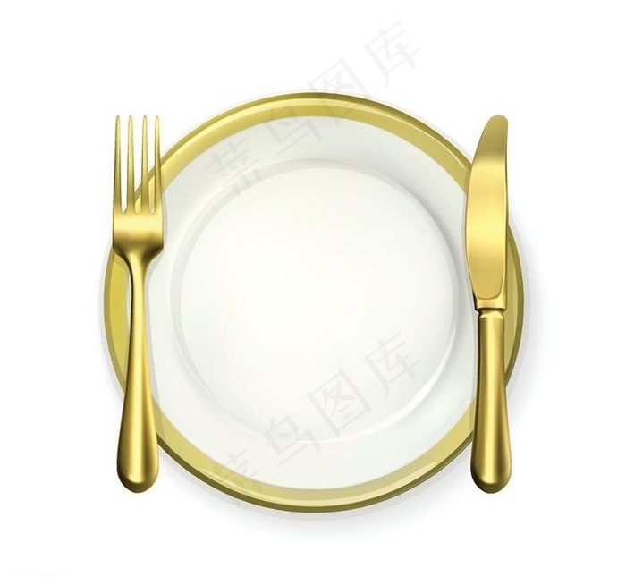 西餐餐具刀叉勺子图片