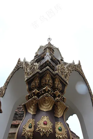 清迈寺庙图片