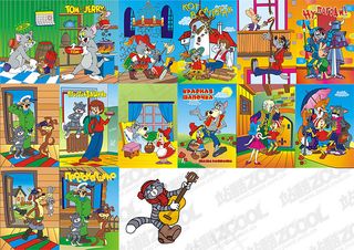 经典卡通人物矢量素材数量