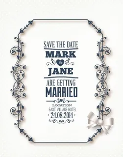 婚礼请柬背景图片