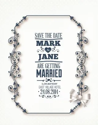 婚礼请柬背景图片