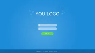 软件后台登录界面