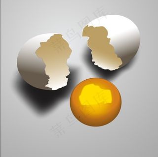 破壳的鸡蛋