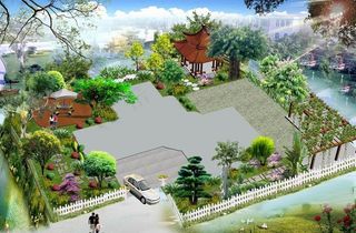 别墅景观设计图片
