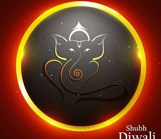 精美排灯节主题背景矢量素材