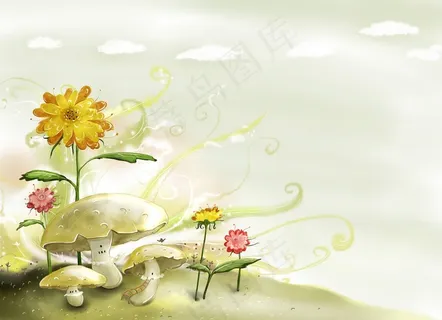 黄色可爱背景图片 黄色可爱背景图片