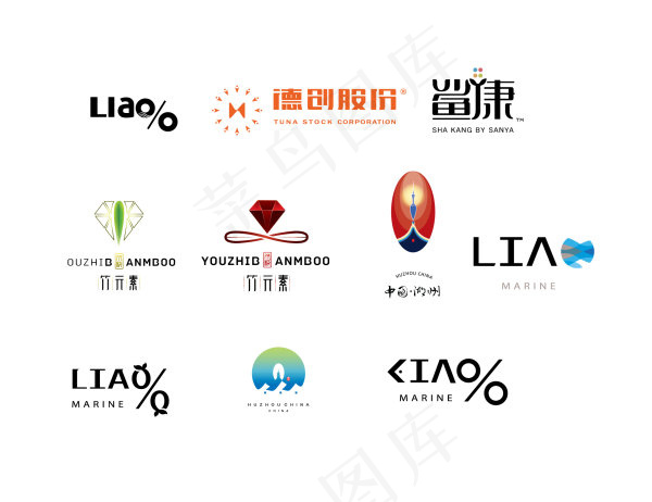 公司logo标志图标矢量图 AIai矢量模版下载