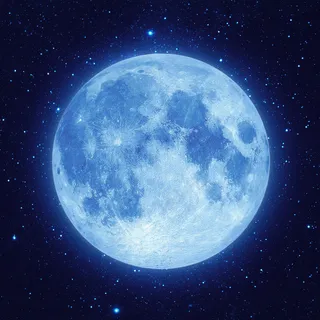 月亮与星空背景图片