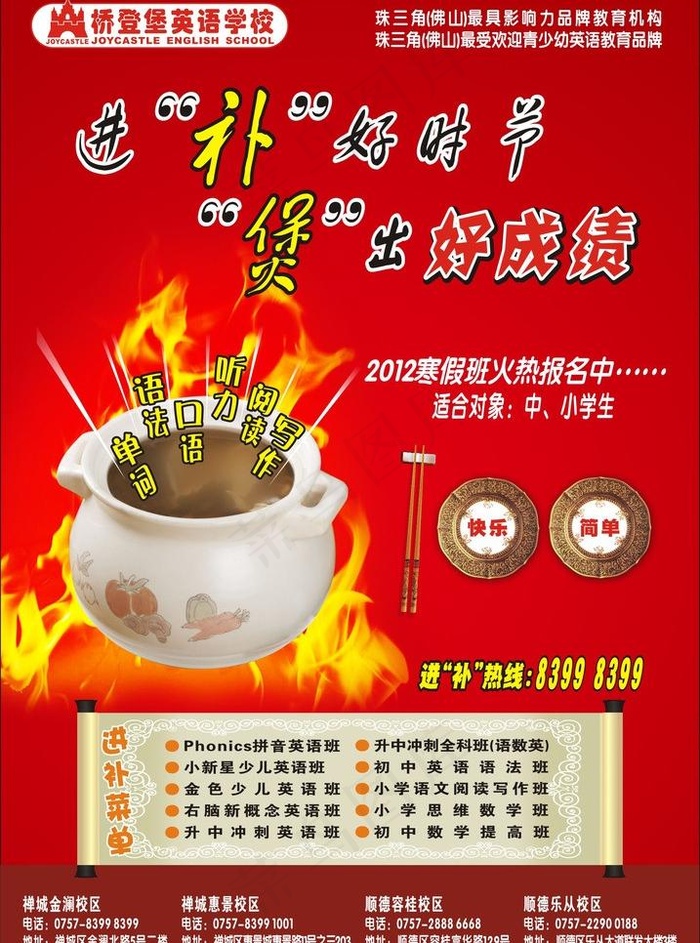 招生广告图片(168X240)cdr矢量模版下载
