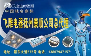 飞雕电器店招广告