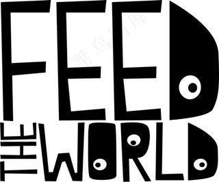 男装T恤图案字体设计