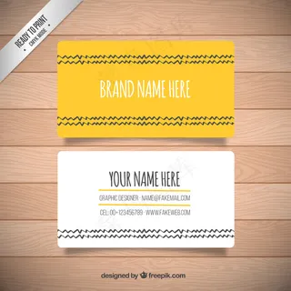 高档简洁大气商务名片矢量图