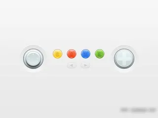 彩色的手机小按钮