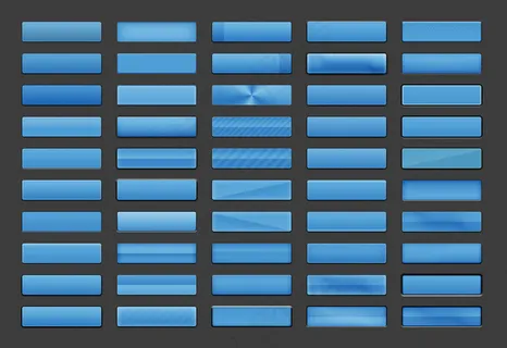 各种长条按钮PSD素材