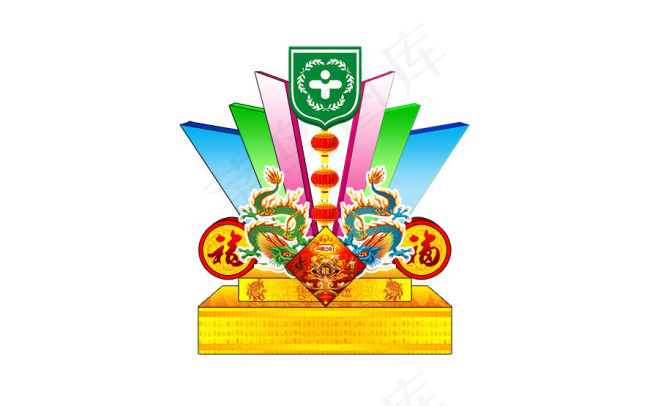 春节高清PSD分层素材祝福psd模版下载