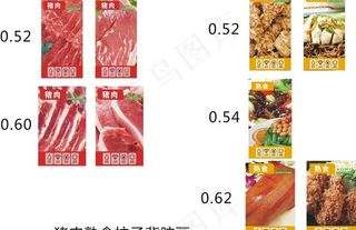 猪肉包柱图图片