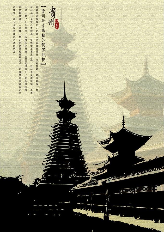城市印象图片eps,ai矢量模版下载