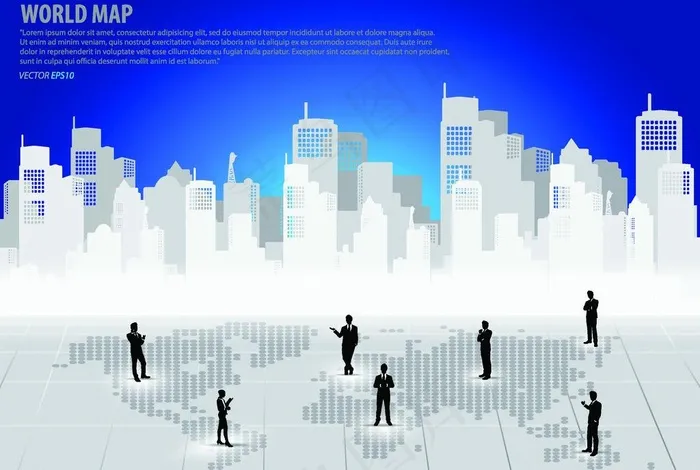 商务人物图片eps,ai矢量模版下载