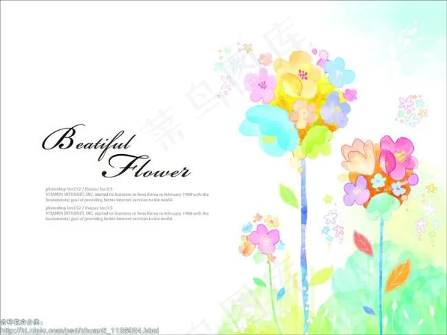 唯美矢量花素材下载(4000X3000(DPI:300))psd模版下载