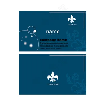 中国传统名片源文件免费下载