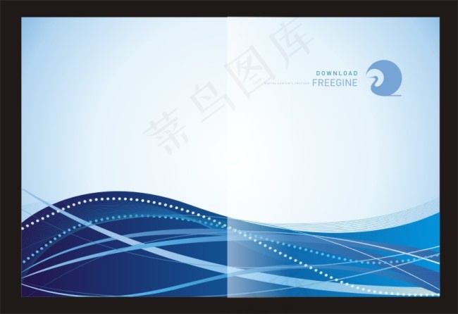 封面素材cdr矢量模版下载