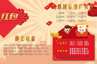 淘宝金融红包海报宣传背景装饰