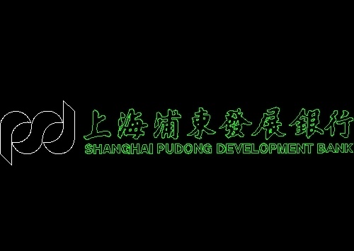 上海浦东发展银行标志图块CAD饰物...