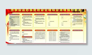 综合治理管理制度图片