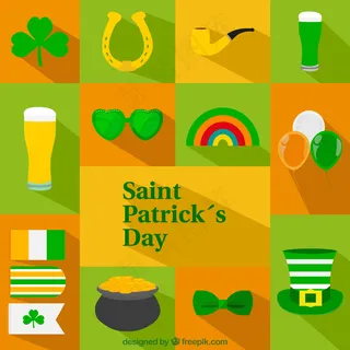 圣巴特里克节图标