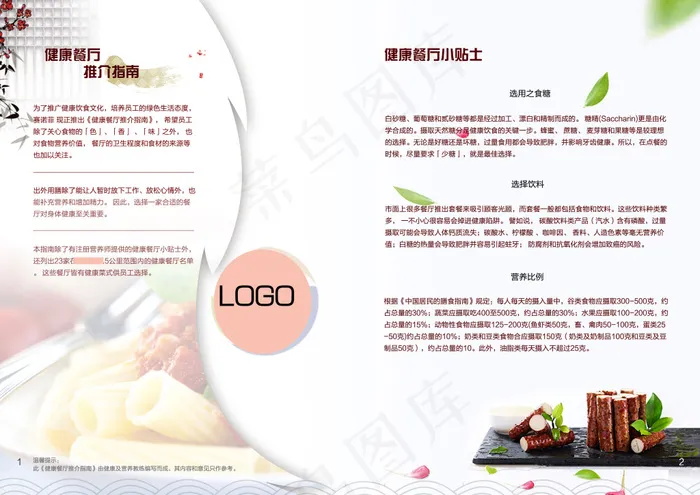 健康菜单贴士(4961X3508(DPI:300))psd模版下载