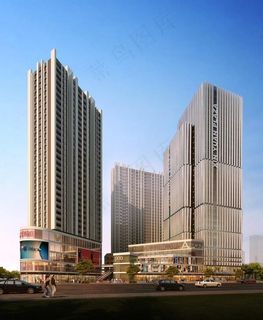 得邦商业大厦建筑效果图图片
