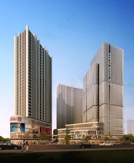得邦商业大厦建筑效果图图片 得邦商业大厦建筑效果图图片