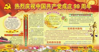 热烈庆祝中国共产党成立90周年
