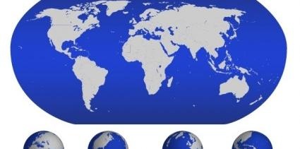 世界地图矢量