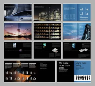 时尚简约黑色画册