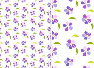 碎花底纹图案矢量CDR