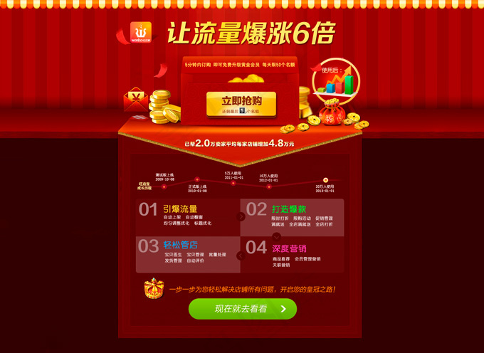 网店店招直通车PSD页面设计