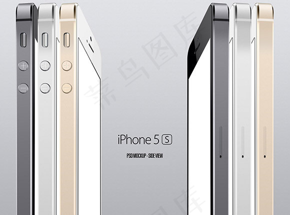 iPhone5S侧视图模型psd模版下载