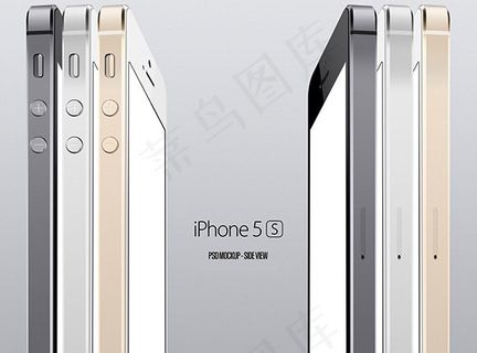 iPhone5S侧视图模型