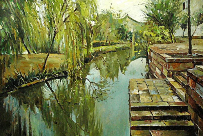 油画风景图片