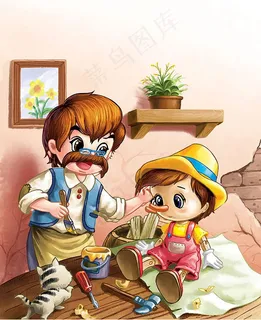 木偶奇遇记模板