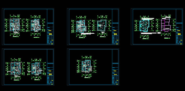 平方农居电气CAD图纸