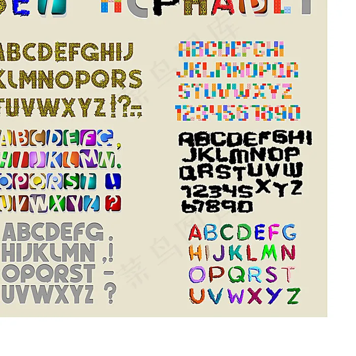 矢量字体设计eps,ai矢量模版下载