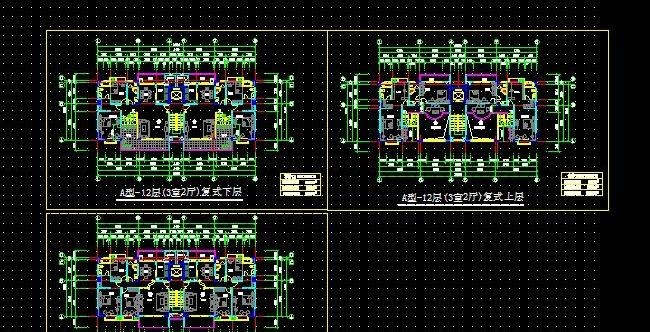 一梯二户高层户型设计图