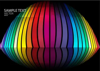 彩条背景矢量素材