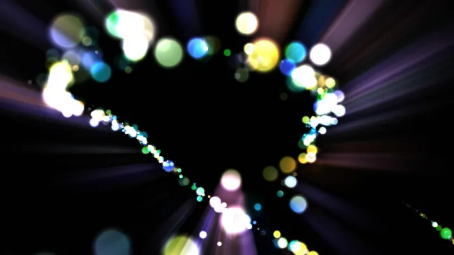 绚丽粒子视频素材