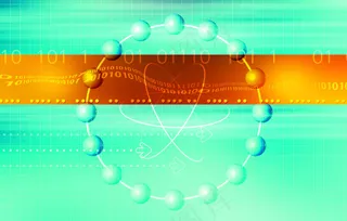 数字球体科技背景